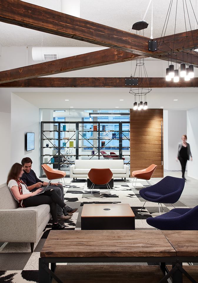 Lounge area at ActiveCampaign